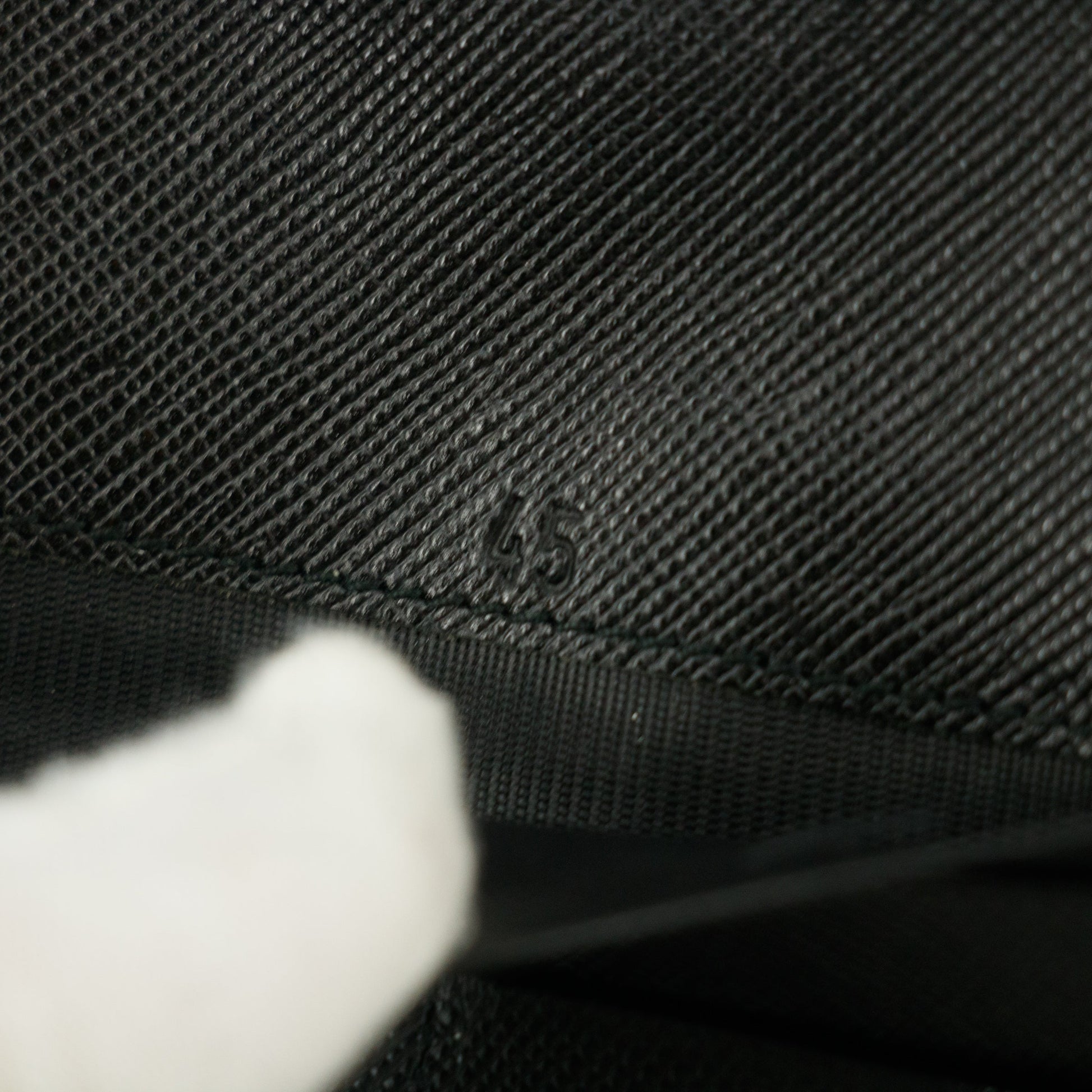Prada Grey Nylon Triangular Logo Long Wallet #5162