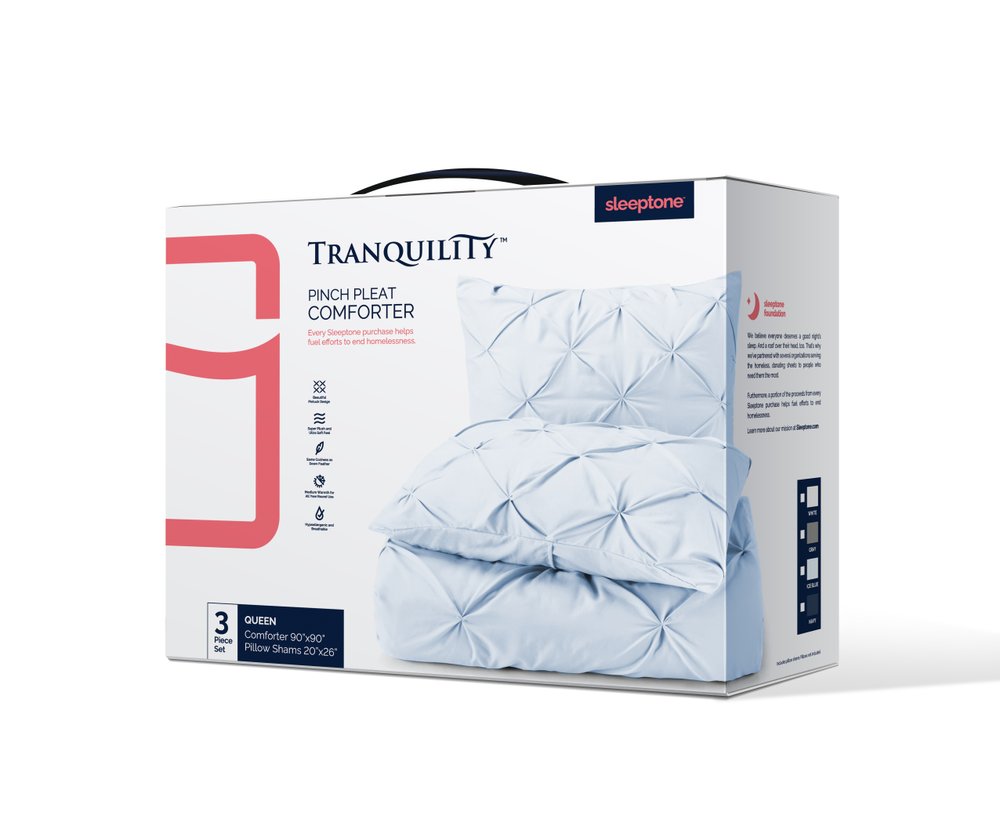 Blue King Microfiber Washable Microfiber Down Alternative Comforter