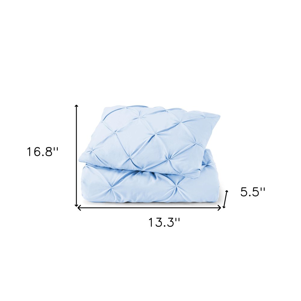 Blue Twin Microfiber Washable Microfiber Down Alternative Comforter