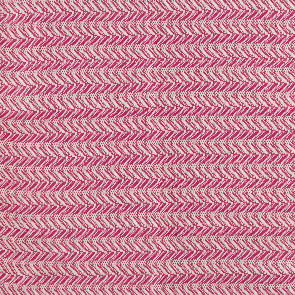 50" X 60" Hot Pink Cotton Woven Chevron Throw Blanket with Fringe