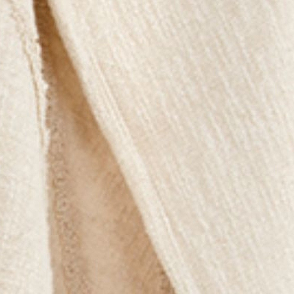 50" X 60" Natural Cotton Woven Geometric Throw Blanket with Tassels