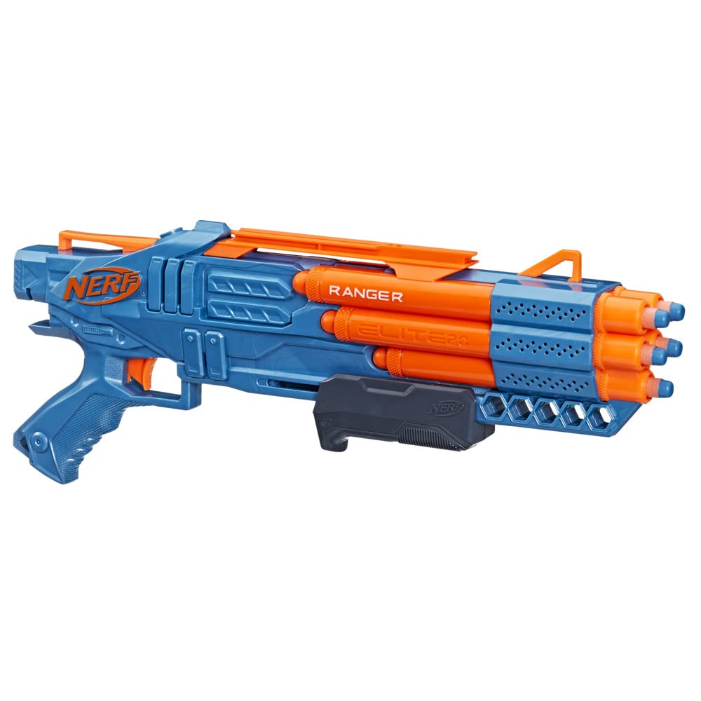 Hasbro Nerf Elite 2.0 Ranger PD-5 Toy Dart Blaster with 5 Barrels and 10 Elite Darts