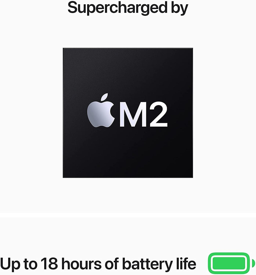 MacBook Air (2023) 15-inch - Apple M2 10-Core GPU – 8GB RAM 256GB SSD | 55 Cycles