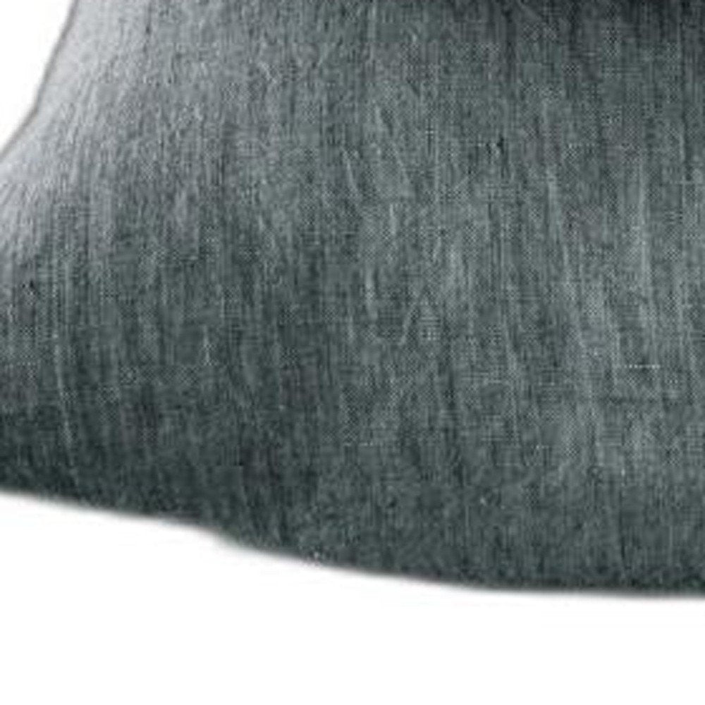Four Piece Light Gray Linen King Sheet Set