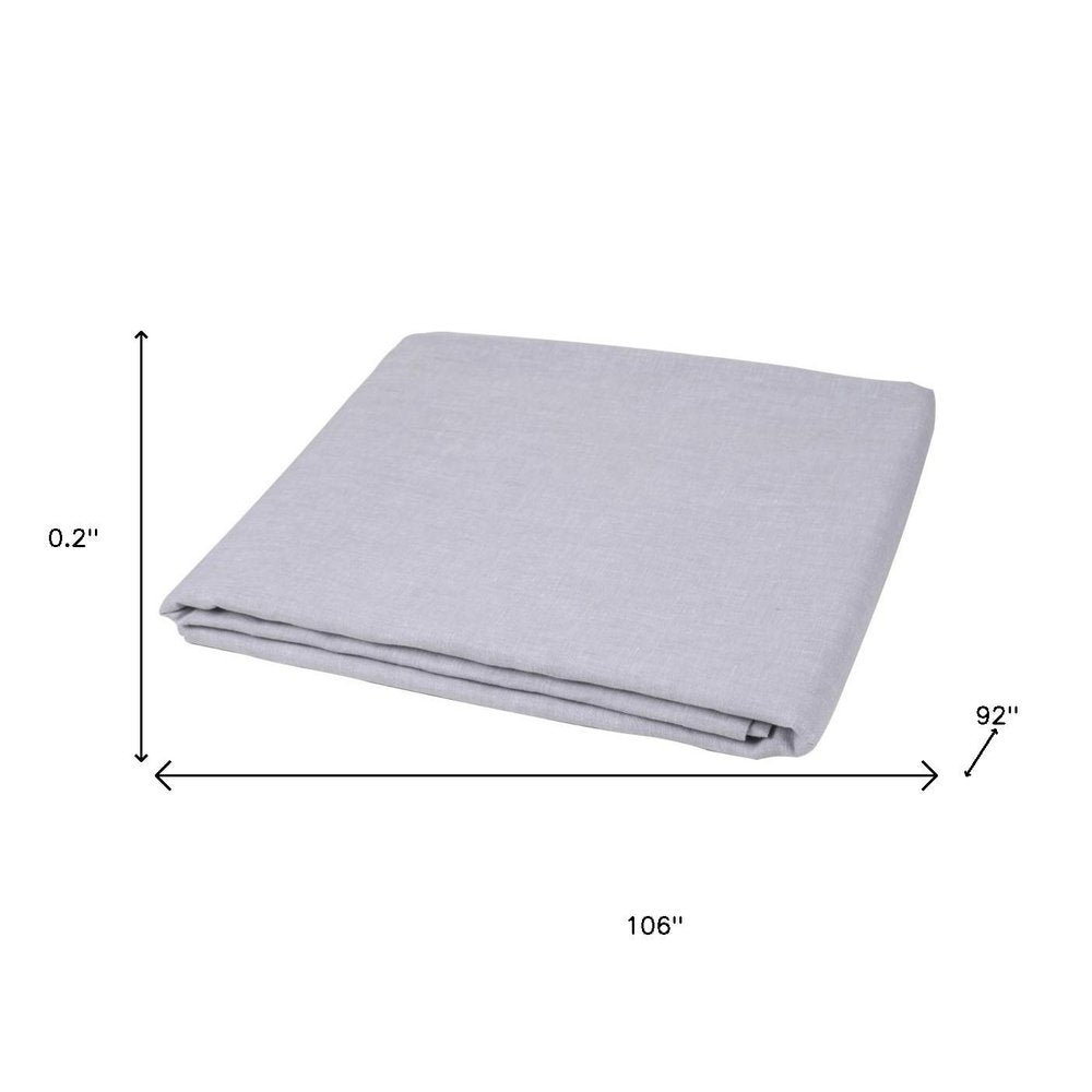 Light Pink Linen Full Double Flat Sheet