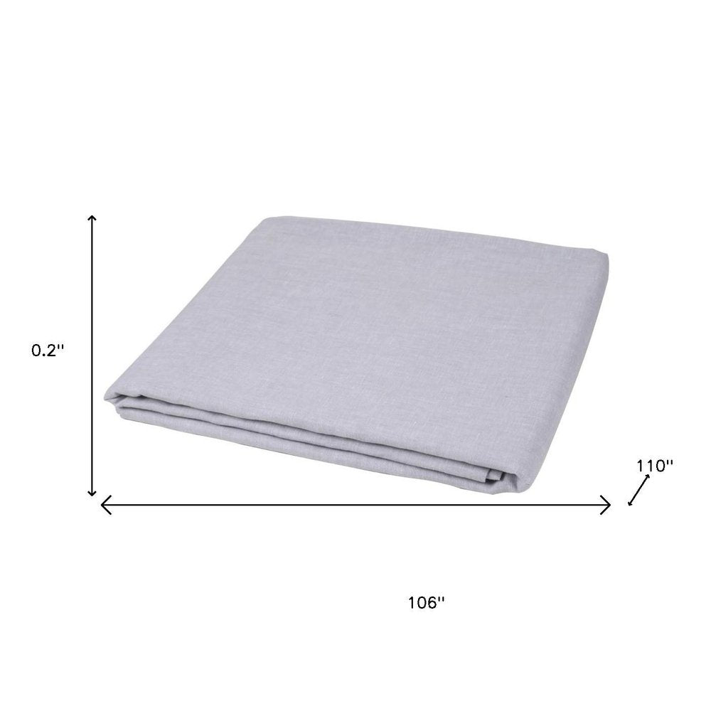 Light Pink Linen King Flat Sheet