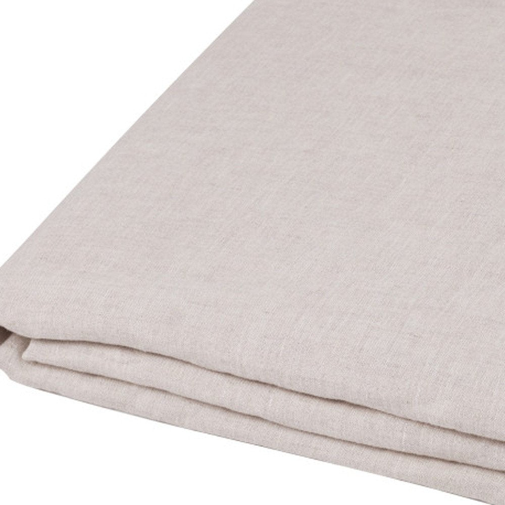 Light Pink Linen Full Double Flat Sheet
