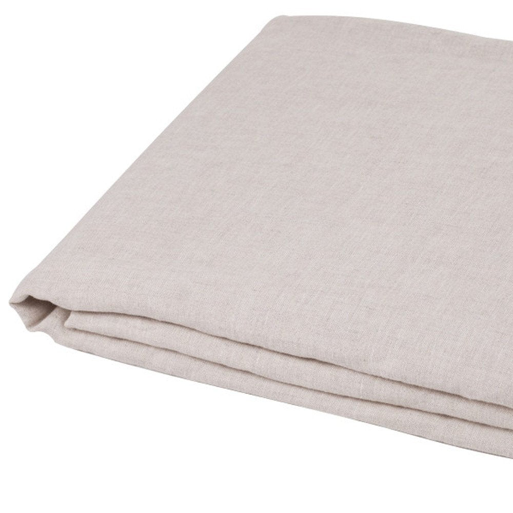 Light Pink Linen Full Double Flat Sheet