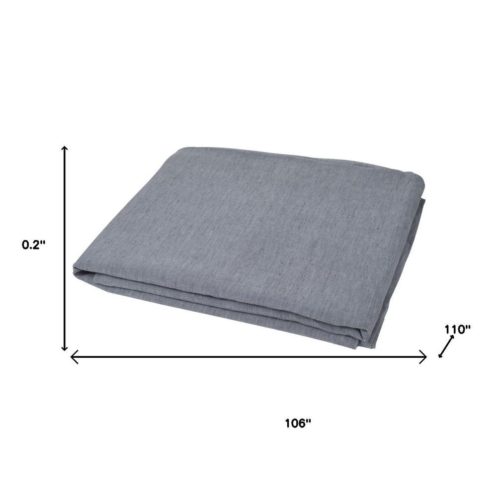 Light Pink Linen King Flat Sheet