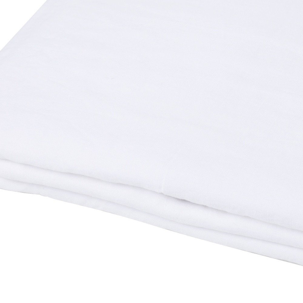 Light Pink Linen Twin Flat Sheet