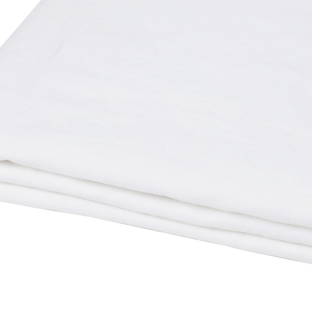 Light Pink Linen Twin Flat Sheet