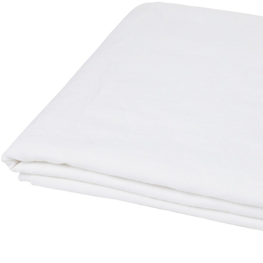 Light Pink Linen Twin Flat Sheet