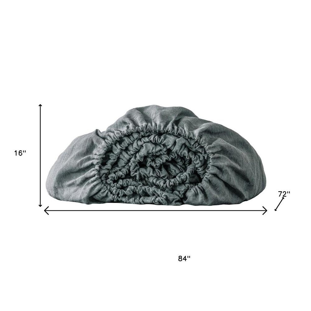 Cloud Linen California King Fitted sheet