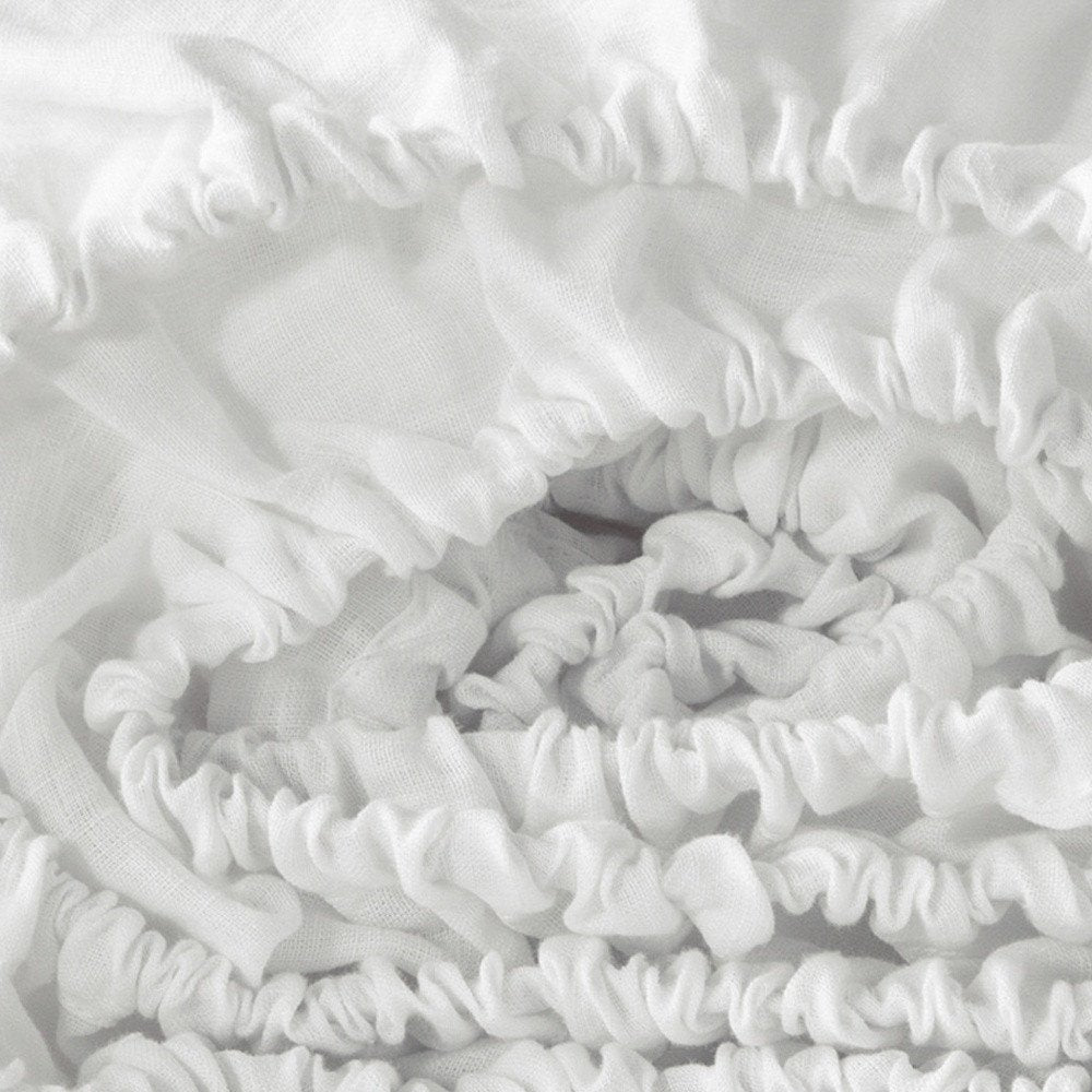 Light Gray Linen King Fitted sheet