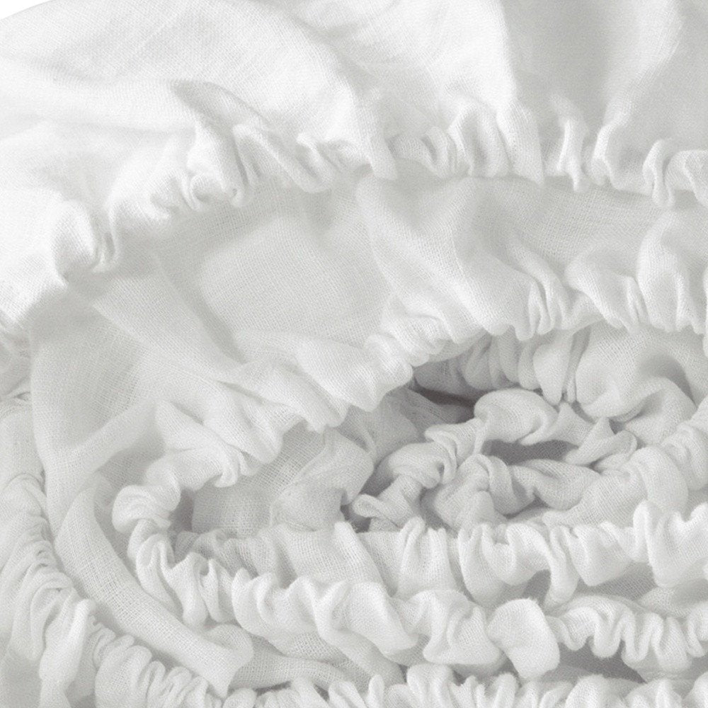 Light Gray Linen King Fitted sheet