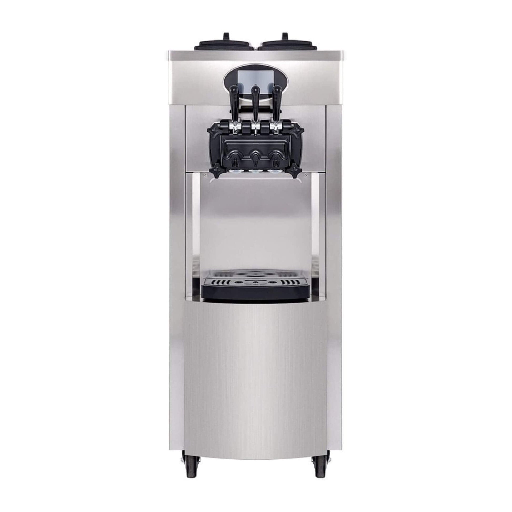 53-Inch Freestanding 3-Flavors Commercial Soft Serve Yogurt Ice Cream Machine Maker With Auto Clean (SAK74031)