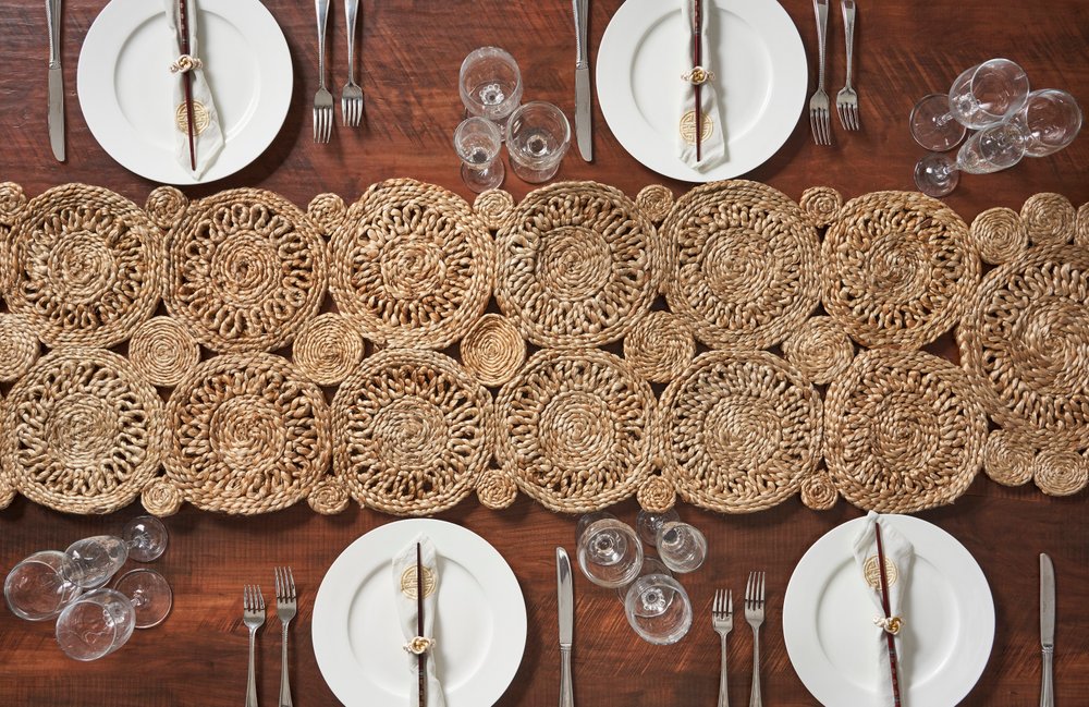 80" Natural Jute Table Runner