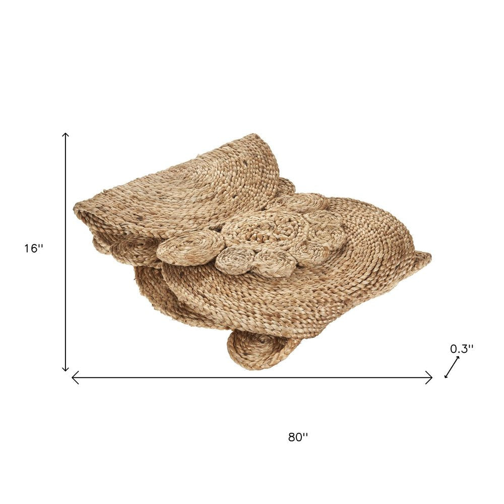 80" Natural Jute Table Runner