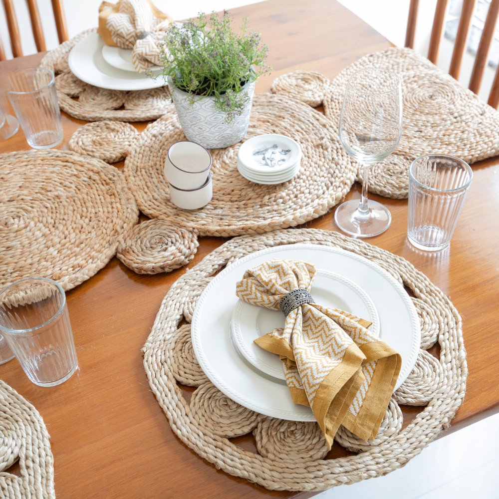 80" Natural Jute Table Runner