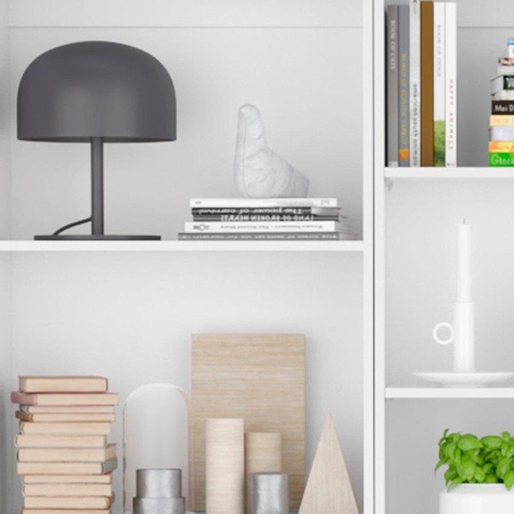 Set of Three White Wood Thirteen Tier Modular Bookcase