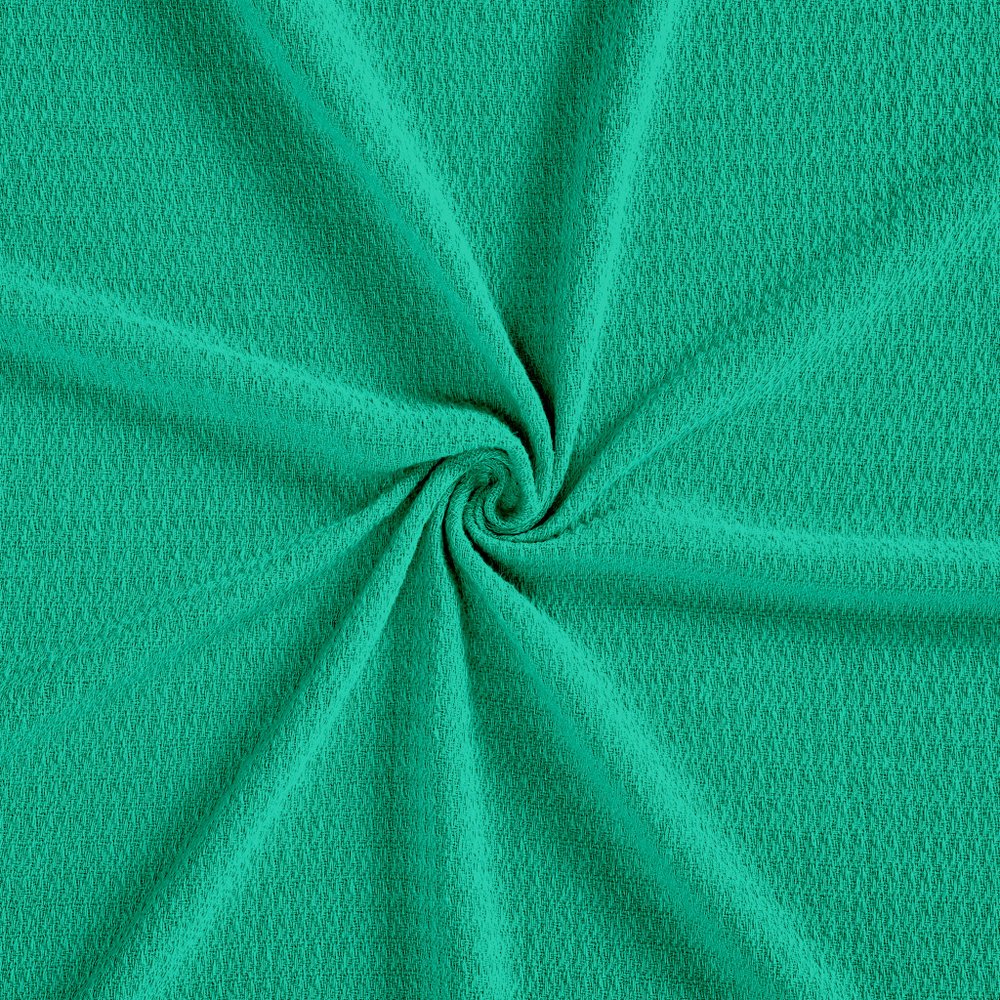 King Turquoise Cotton Waffle Weave Honeycomb Blanket