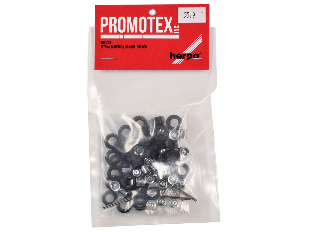 Super Singles with Fronts Sets of Wheels (10 Sets) 1/87 (HO) Plastic Model by Promotex