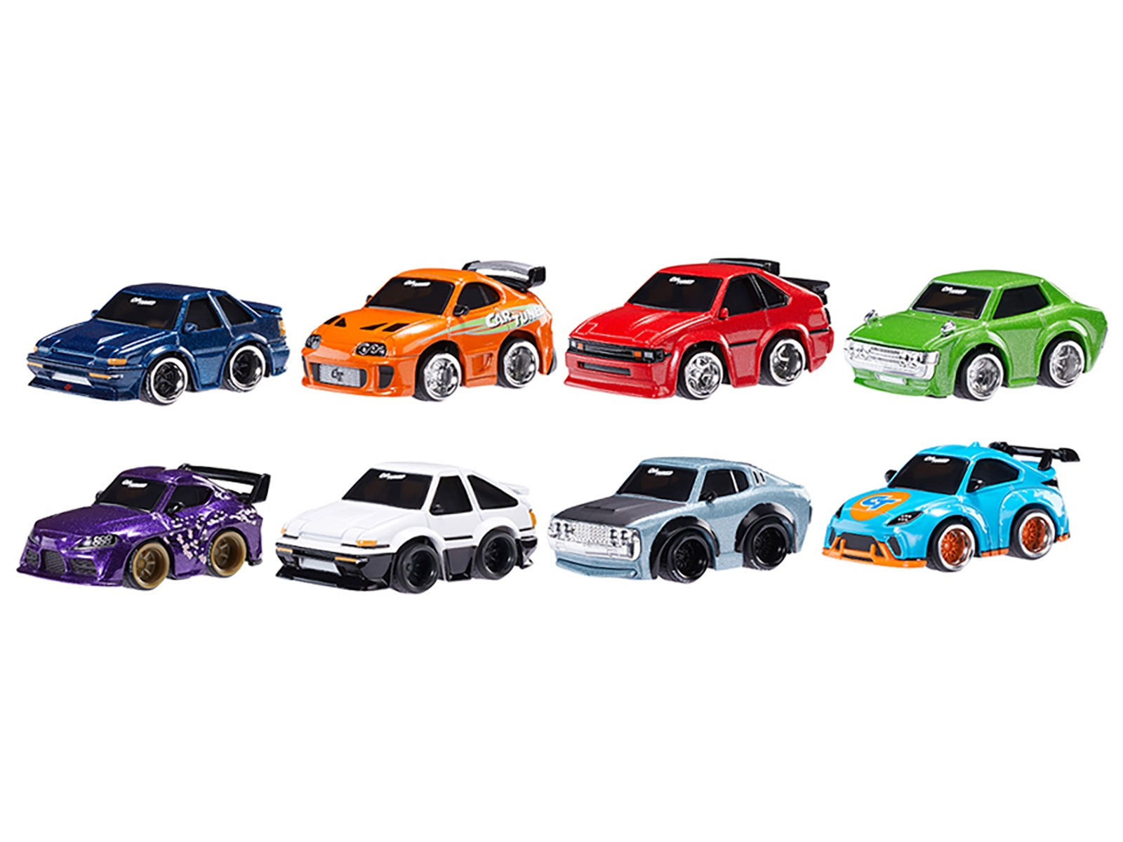 JDM Tuners Series 1 Set of 8 Pieces Diecast Model Cars by CarTuned