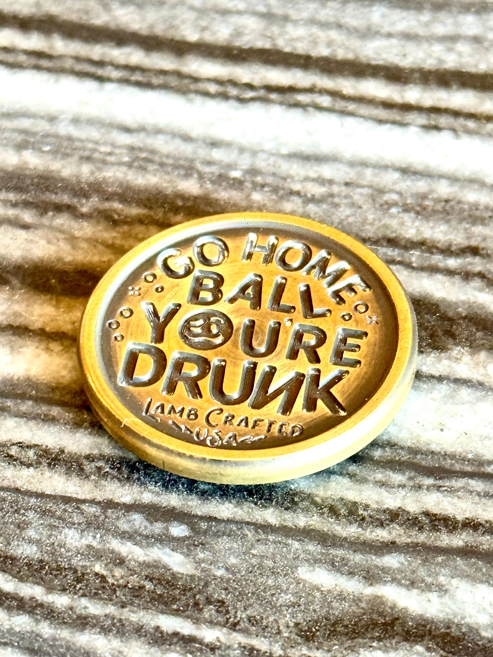 Tyson Lamb Crafted Woozy Ball Marker Brass