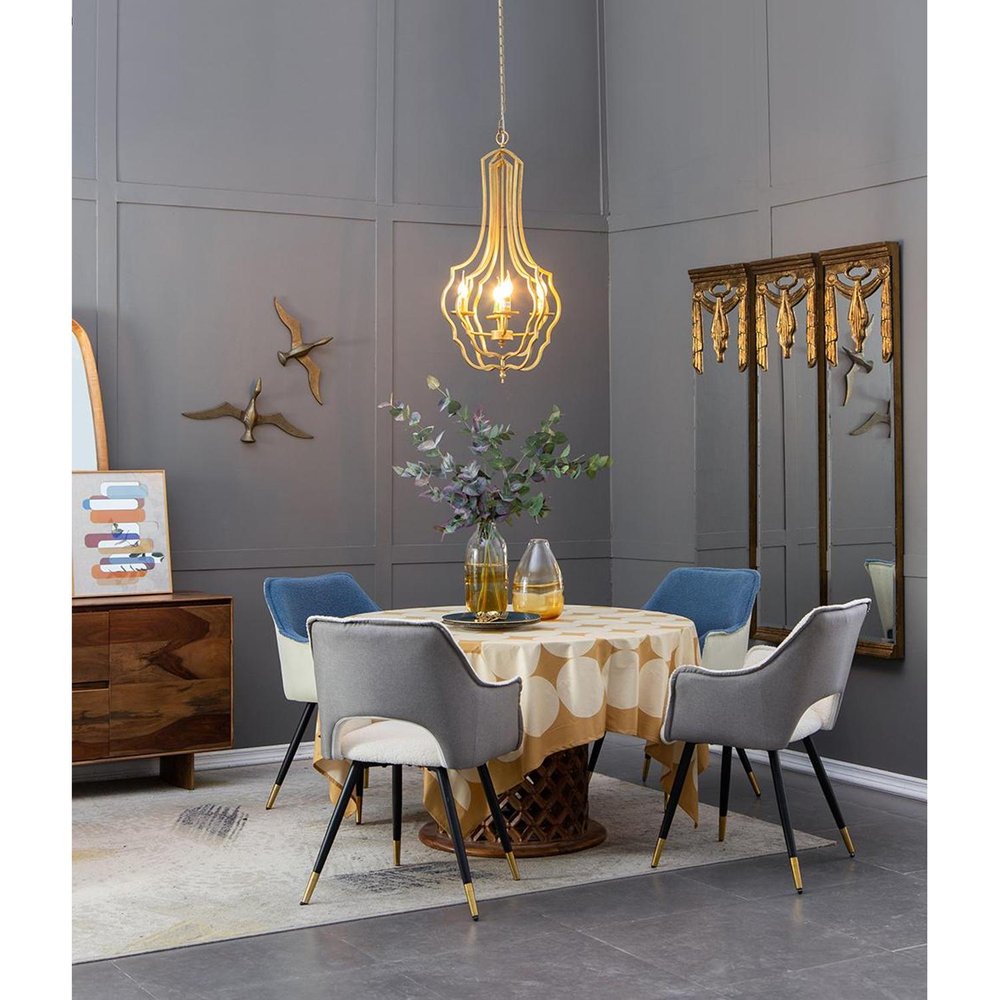 11" Clear And Amber Ombre Glass Round Table Vase