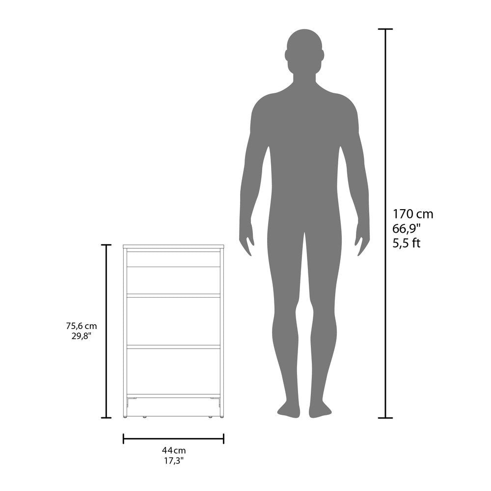17" White Wood Freestanding Bathroom Vanity