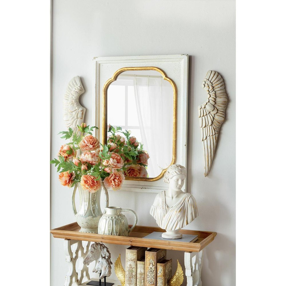 12" Sage And Ivory Amphora Ceramic Table Vase