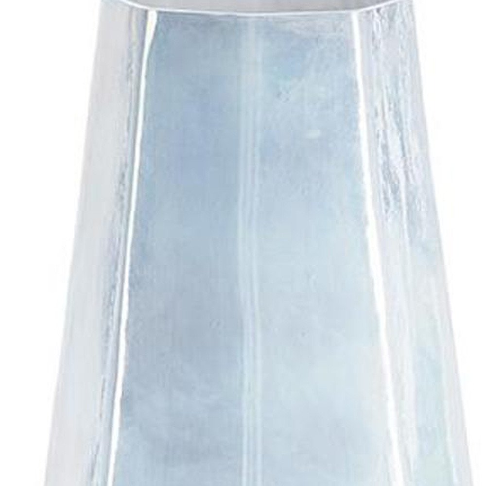 20" Opal Glass Cylinder Table Vase