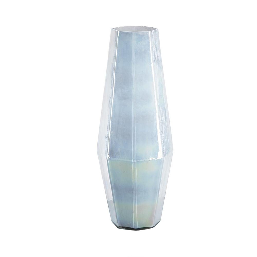 20" Opal Glass Cylinder Table Vase