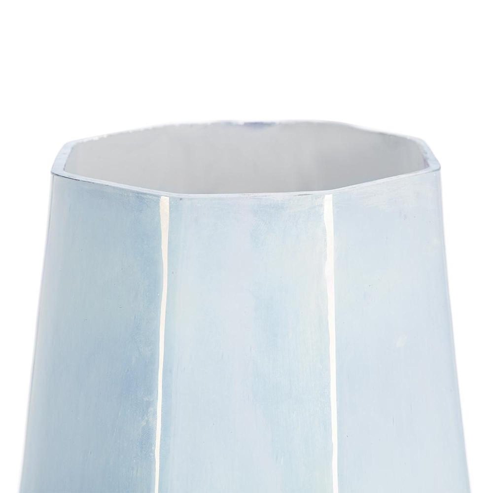 20" Opal Glass Cylinder Table Vase