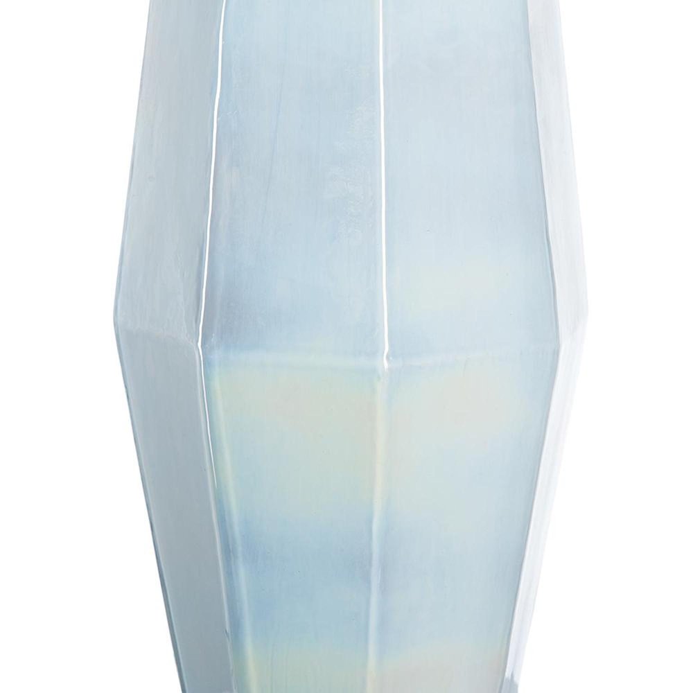 20" Opal Glass Cylinder Table Vase