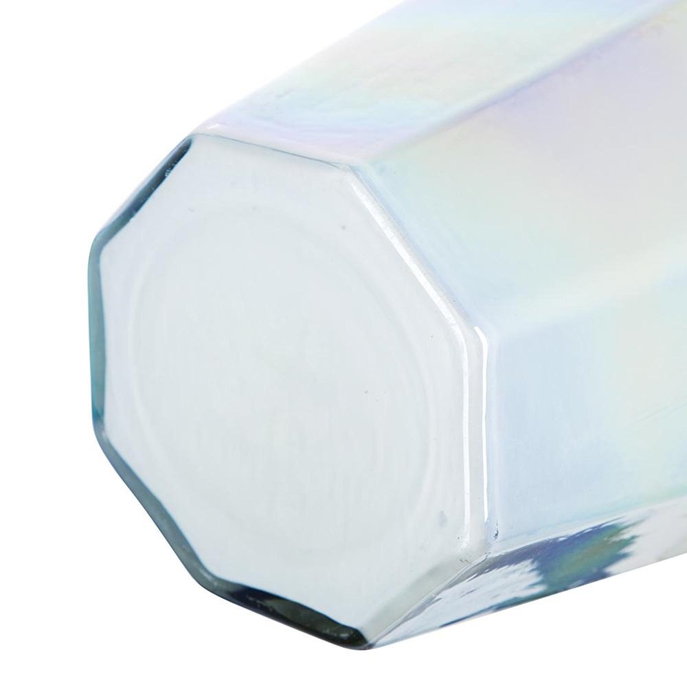 20" Opal Glass Cylinder Table Vase