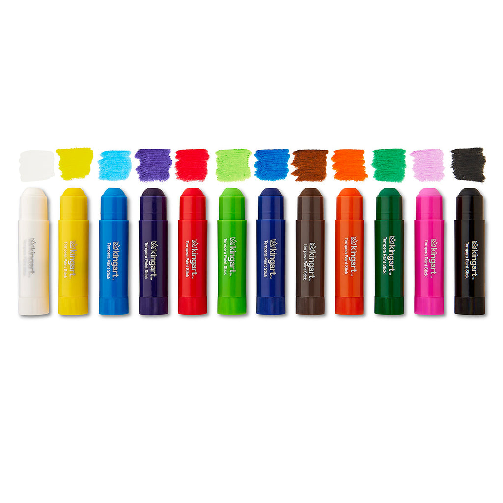 Tempera Paint Sticks, 12 Colors