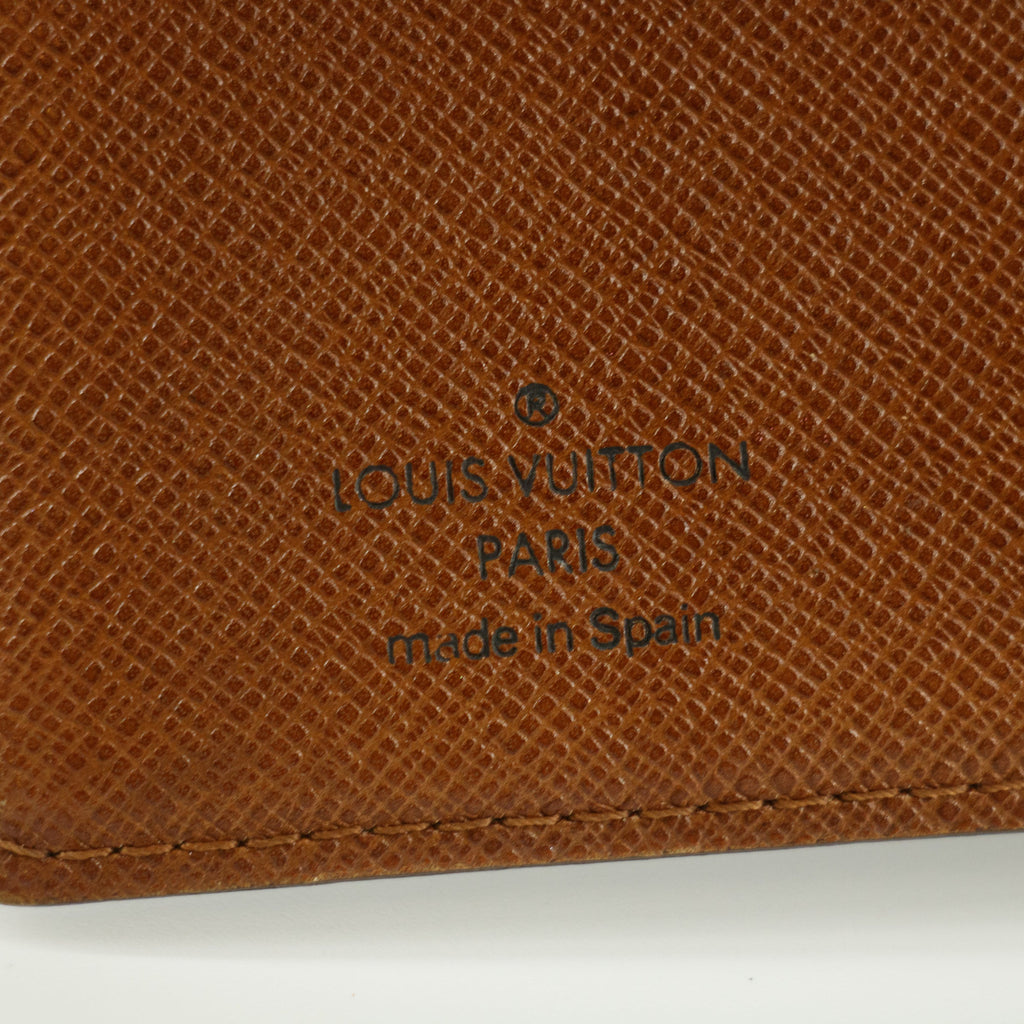 Louis Vuitton Monogram Canvas Brown Agenda PM #5777