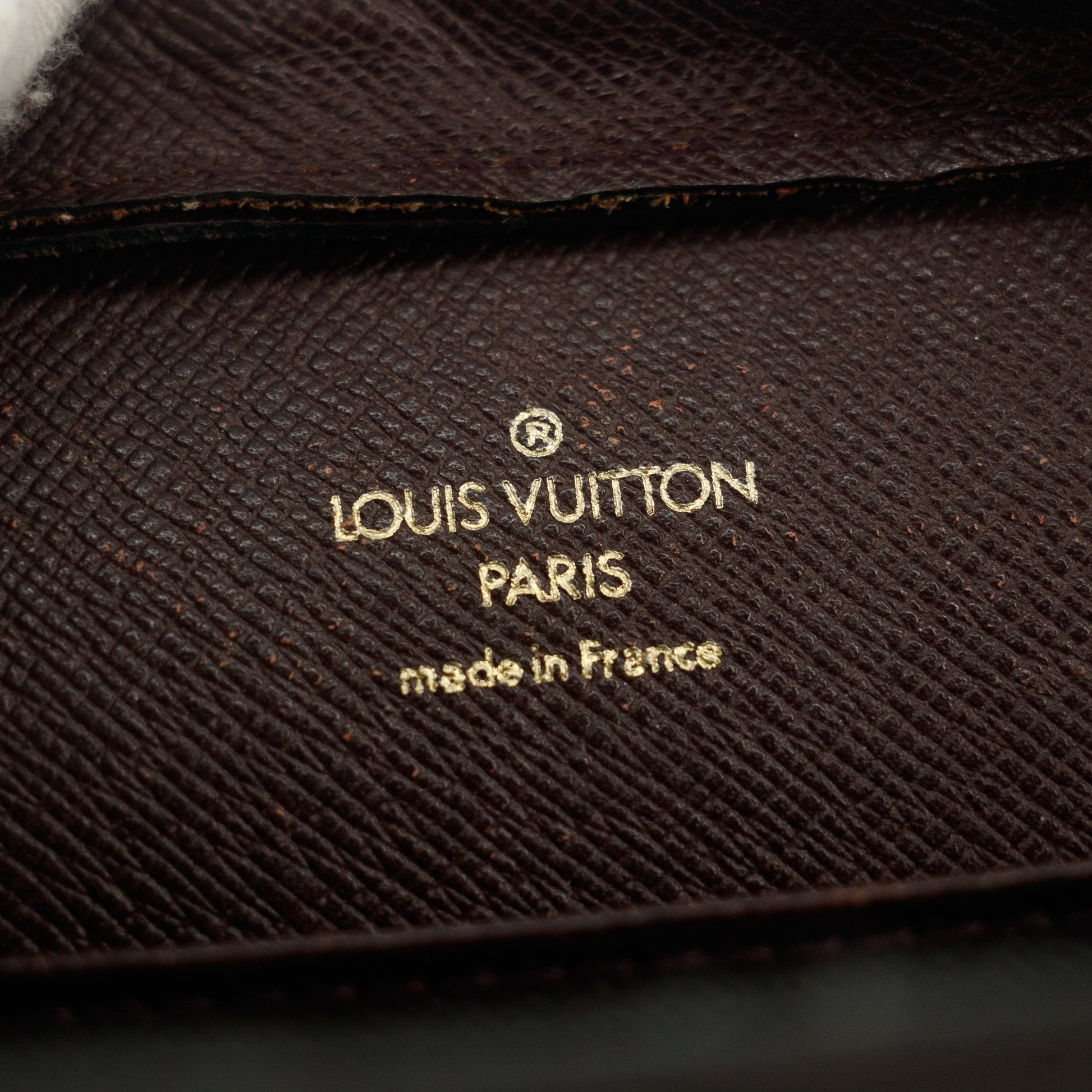 Louis Vuitton Taiga Brown Leather Wrist Bag #5794
