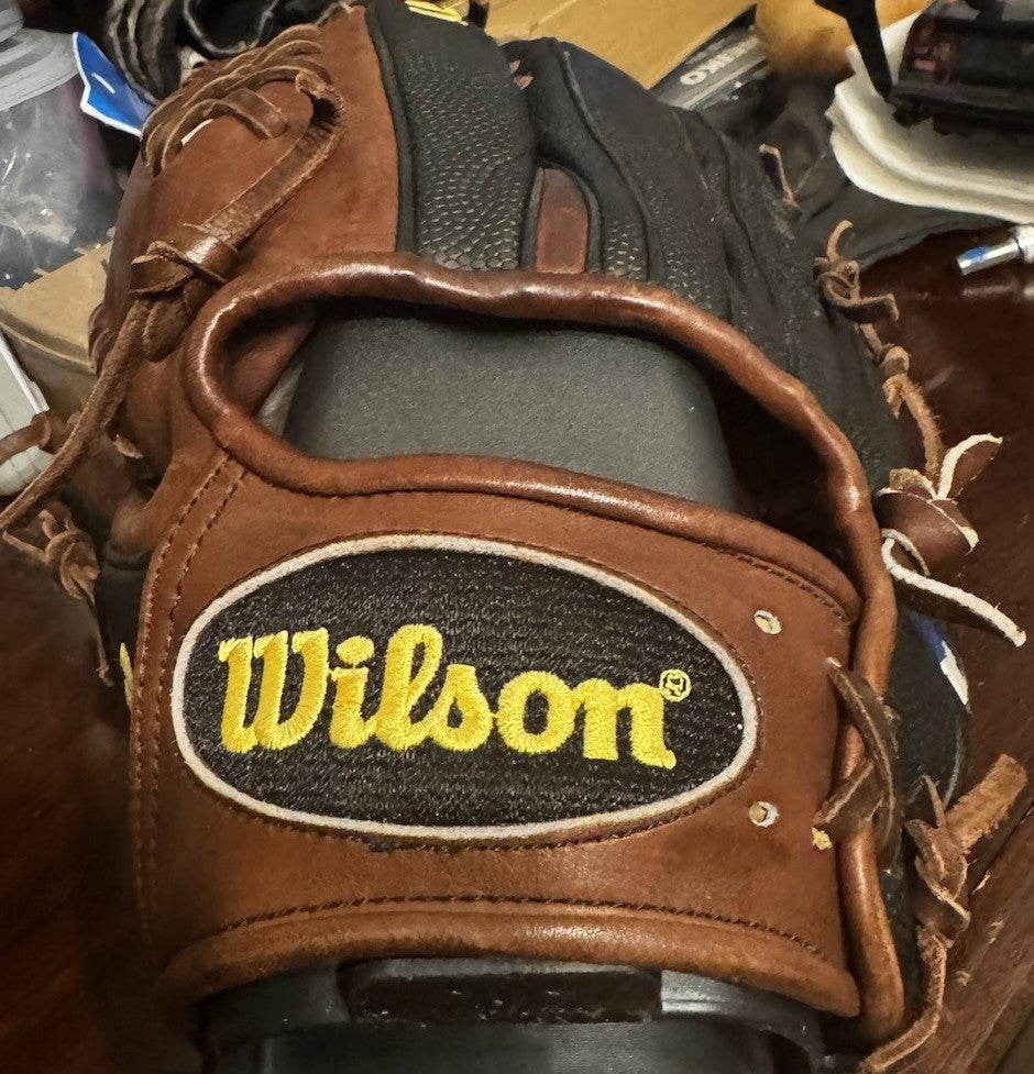 Wilson A2000K97 12.75” Outfield Glove LHT Pro Stock Kip SuperSkin Brown/Black
