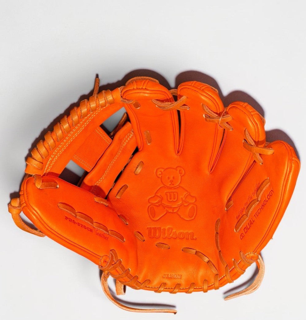 Wilson Staff DUAL Teddy Bear 11.5” Pedroia Fit Infield Glove RHT Japan NWT