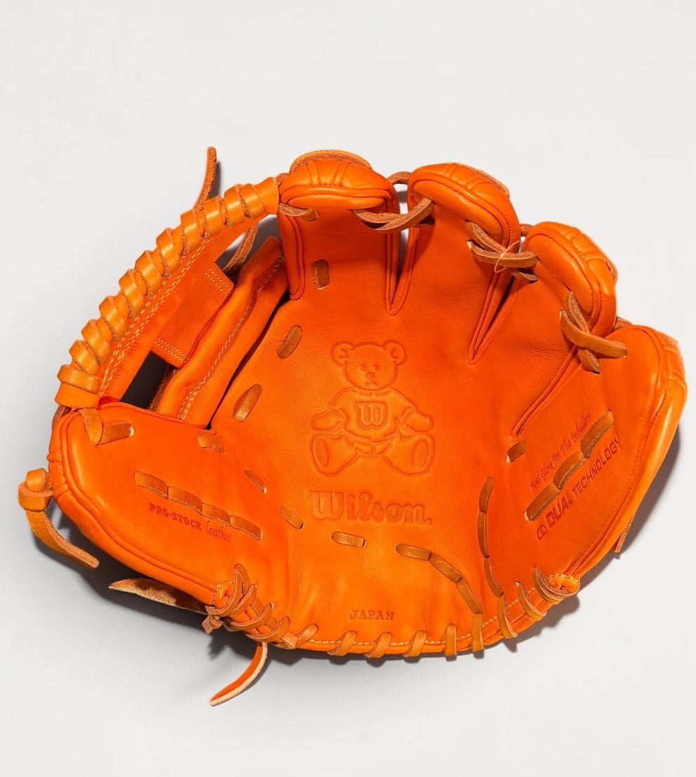 Wilson Staff DUAL Teddy Bear 11.5” Pedroia Fit Infield Glove RHT Japan NWT