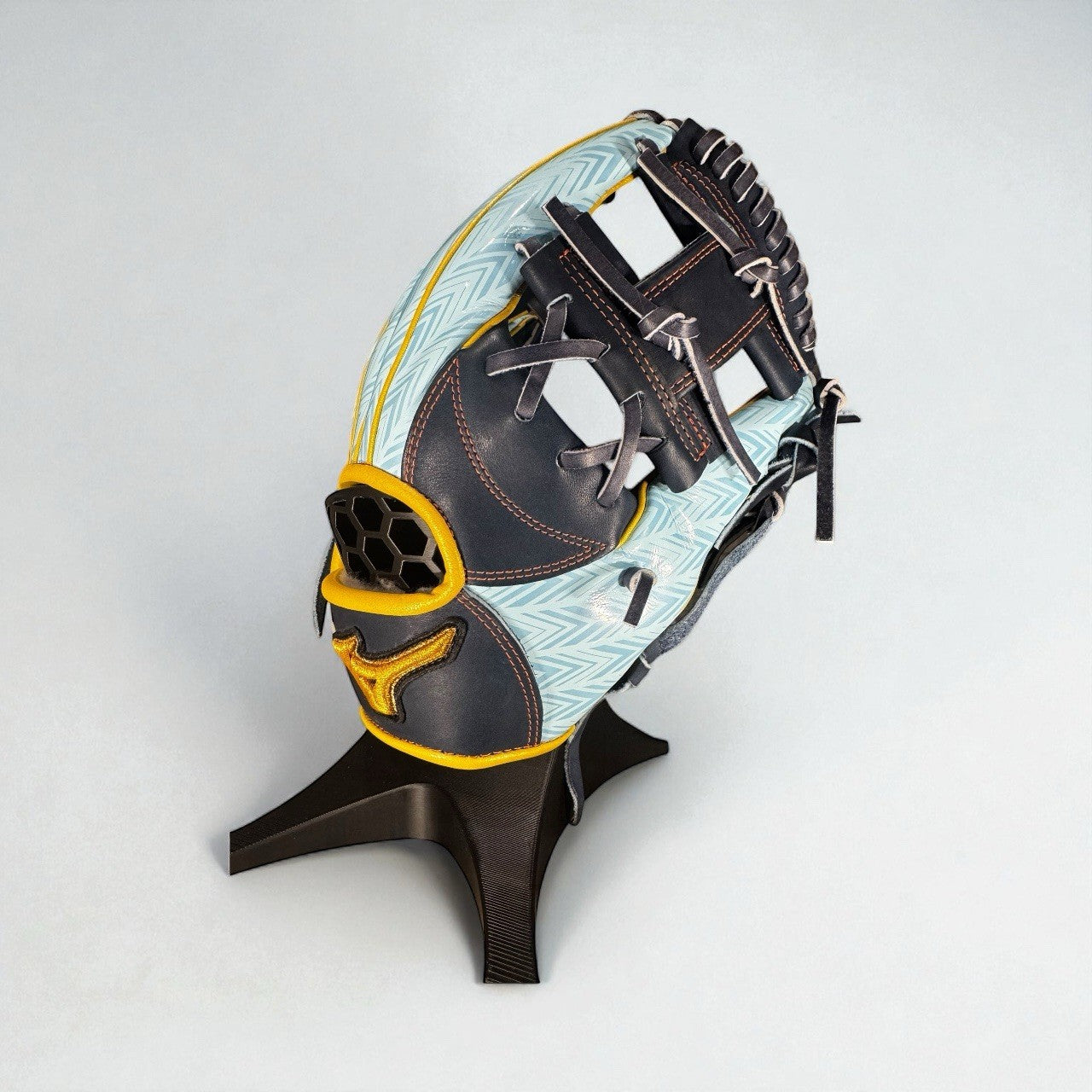 Limited Edition Mizuno Pro Canada Exclusive 11.5”  - Navy/Aqua/Yellow - Rare!