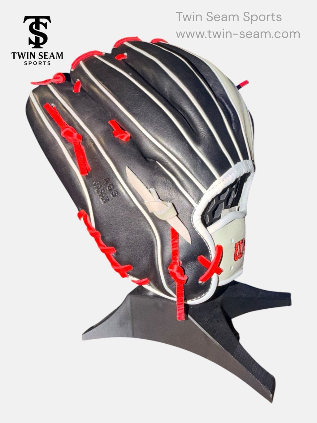 Wilson A2K 1724 11.75” Infield Baseball Glove RHT Silver Black Red Made Japan