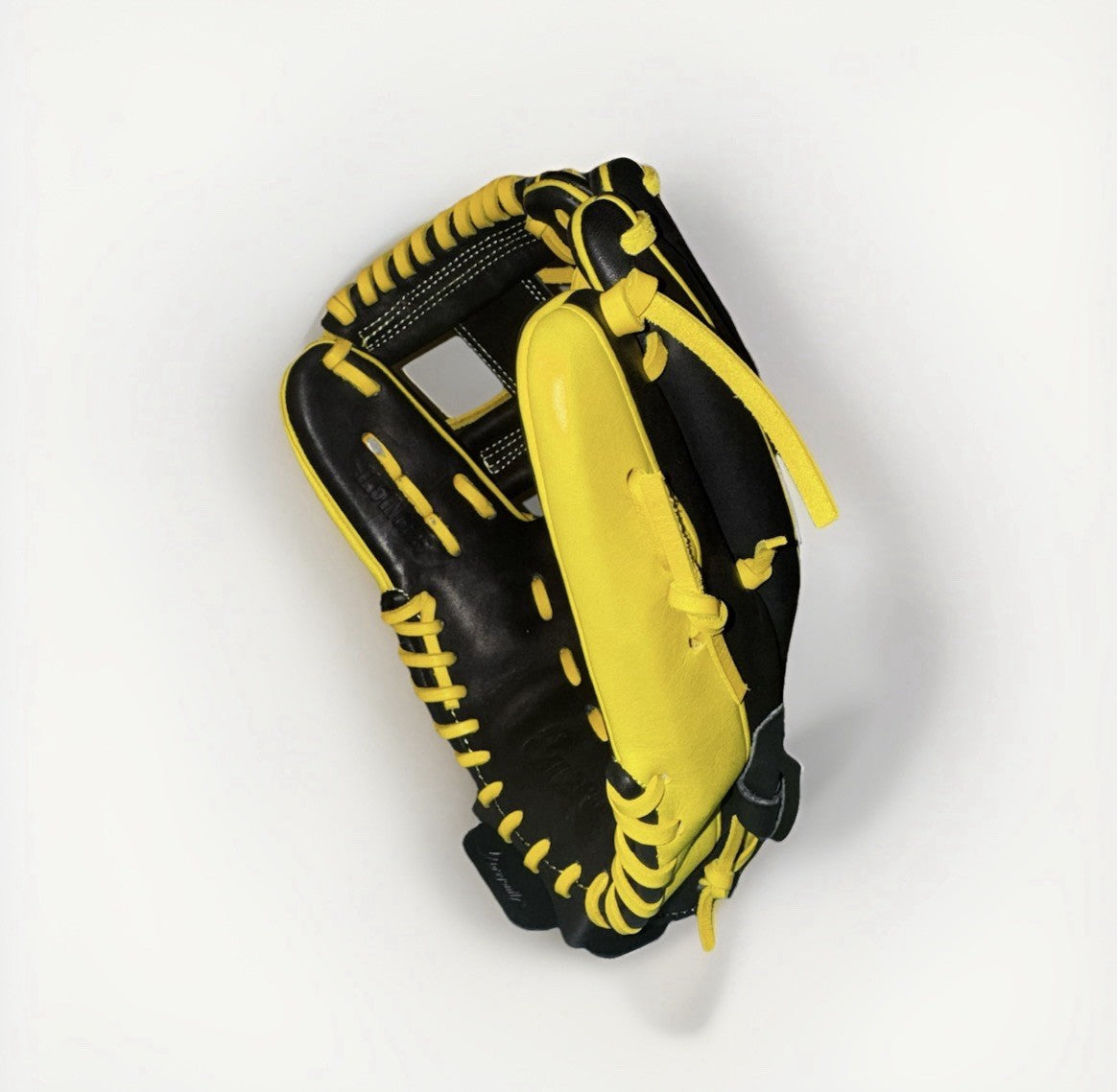 Act Fast Emery Glove Co Black & Yellow Beauty!  Emerald series - US Kip Leather!
