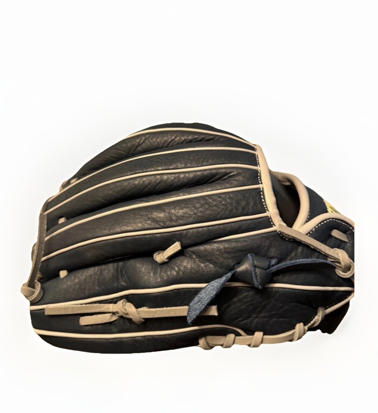 Wilson A1000 DP15 11.5" Infield Baseball RHT Glove, Blue/Grey/Yellow