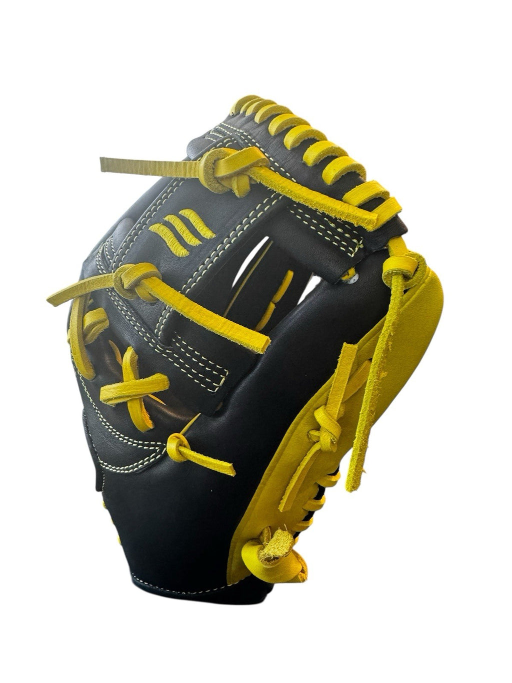 Act Fast Emery Glove Co Black & Yellow Beauty!  Emerald series - US Kip Leather!