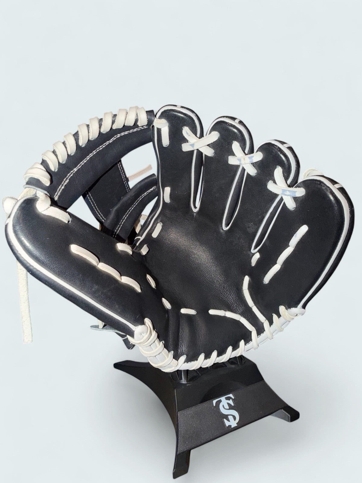 44 Pro Custom 11.5” I-Web Baseball Glove RHT Black White NEW Steerhide