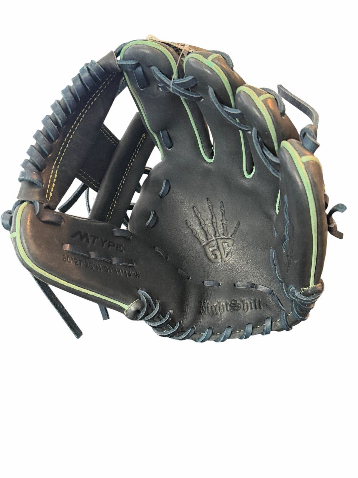 Marucci Nightshift Glove – Dark Navy / Neon Green – NEW w/ Tags