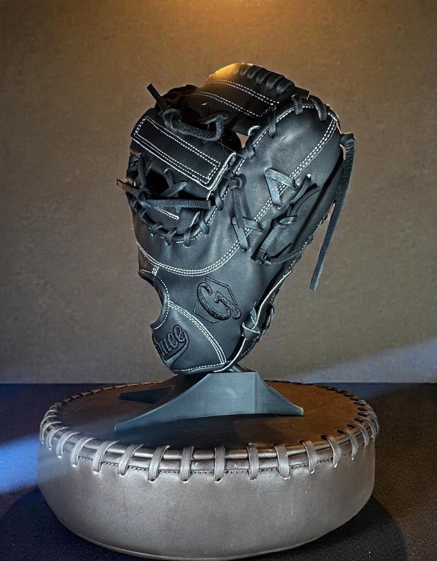 Grace Gloves 12.75” First Base Mitt – All Black – Brand New – Premium Leather